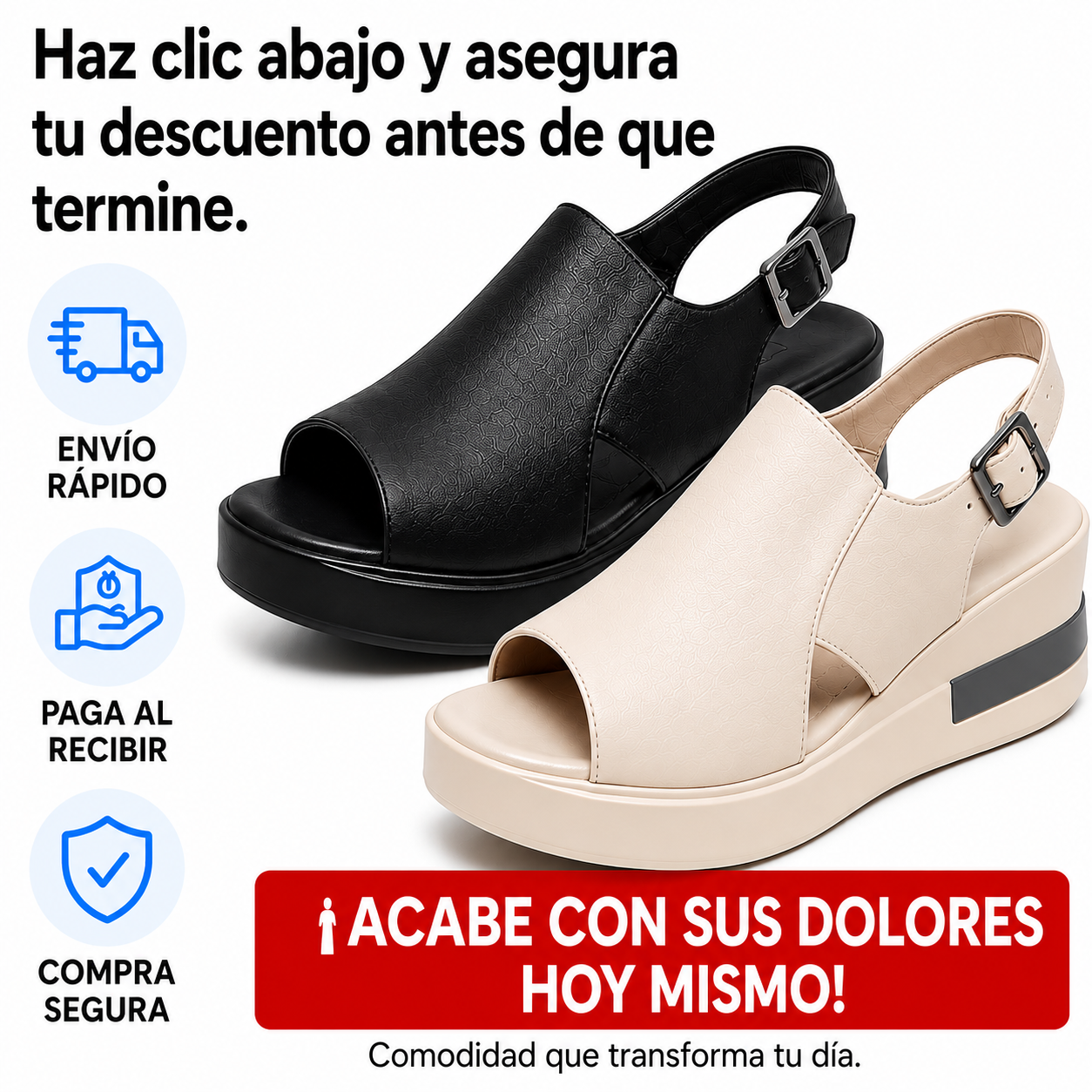 SANDALIA ORTOPEDICA ORTOFLEX + CAJA